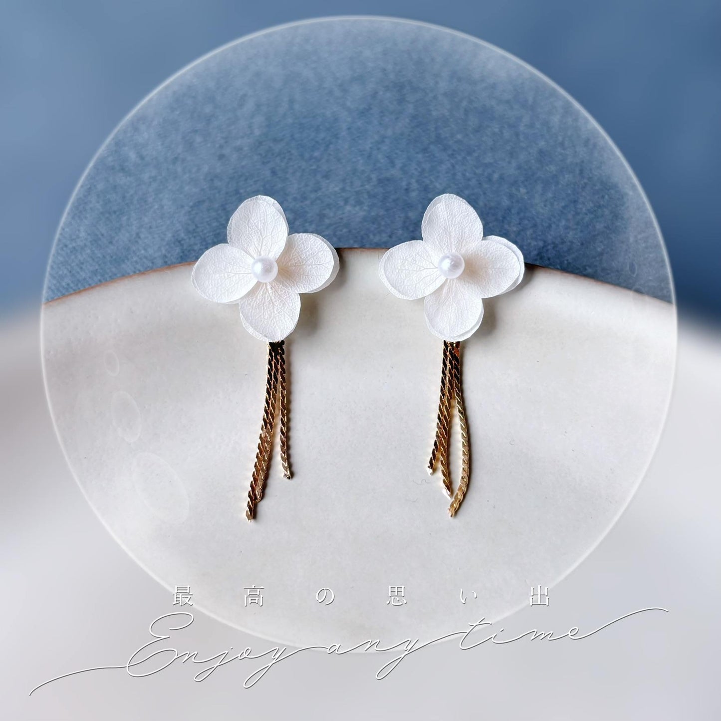 Bijoux mariage bohème chic en fleurs stabilisées, création artisanale