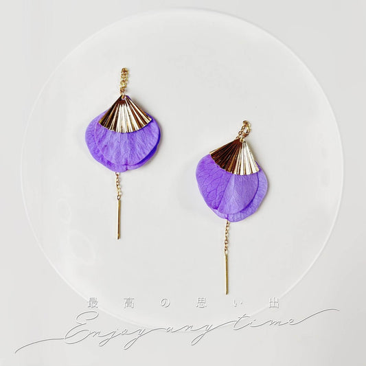 Boucles d’oreilles mariage Hana&Alice, une création artisanale parfaite pour une mariée ou une demoiselle d'honneur.