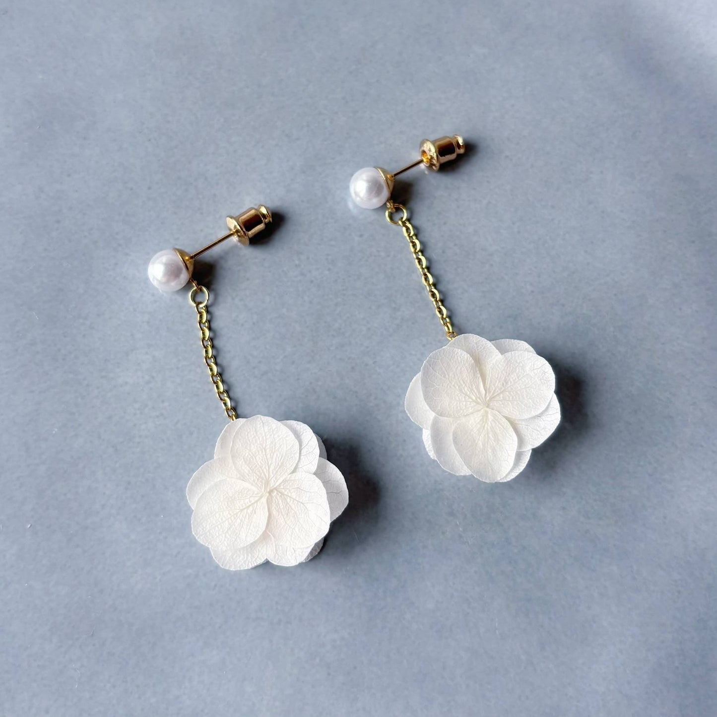 Parure bijoux mariage perle boucles pendantes création artisanale chic