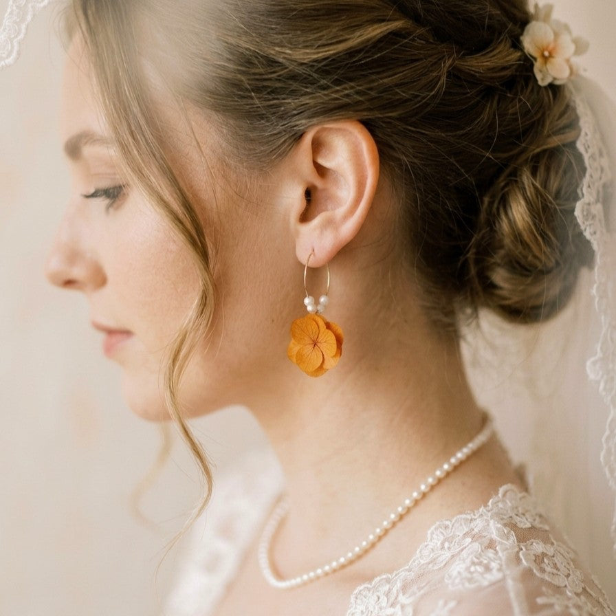 bijoux mariage modernes terracotta faits main Hana&Alice