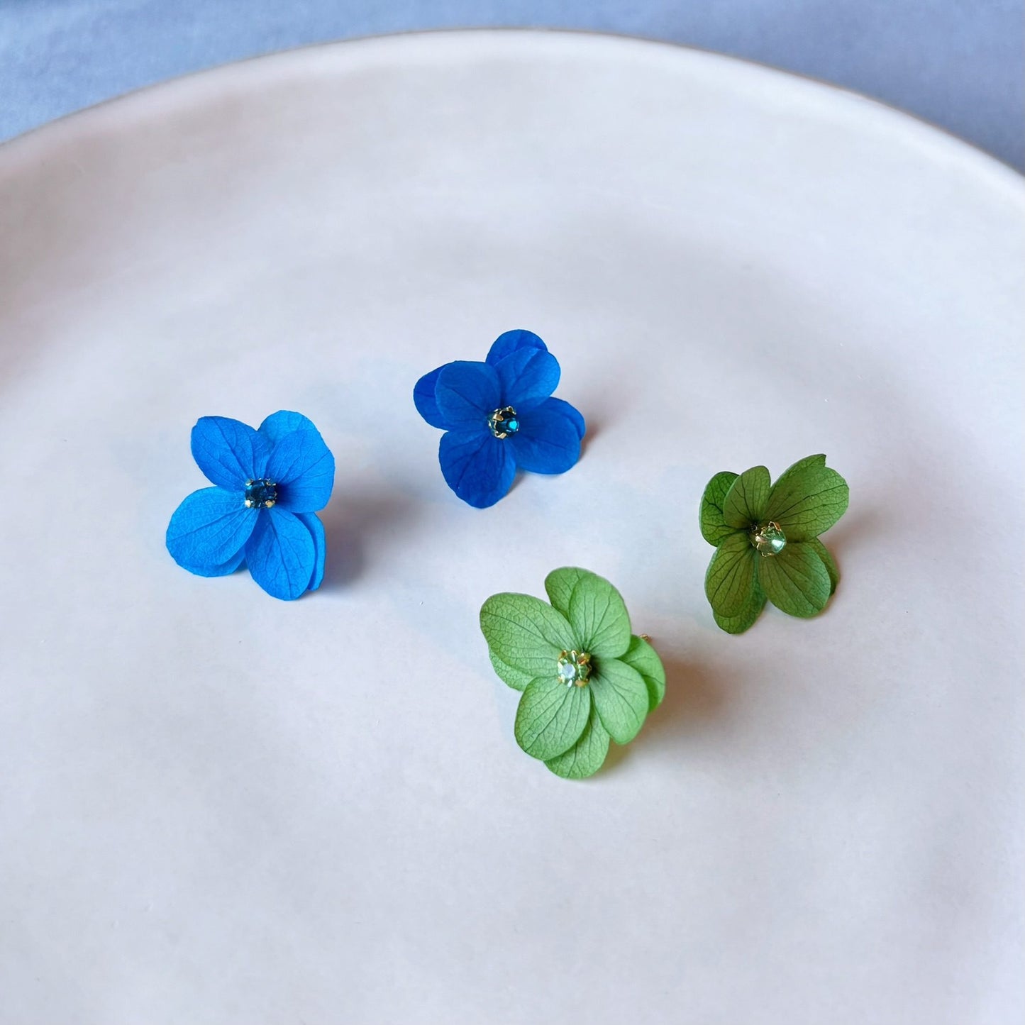 Bijoux mariée bohème chic vert, création artisanale Hana&Alice