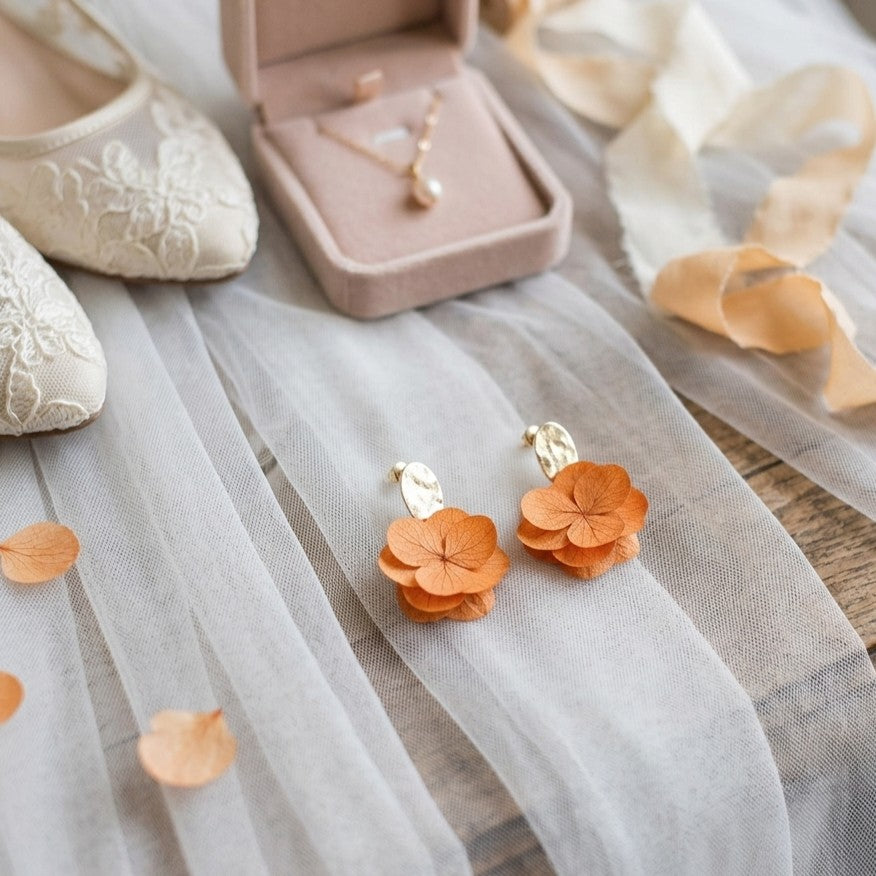 parure bijoux mariage terracotta style bohème chic