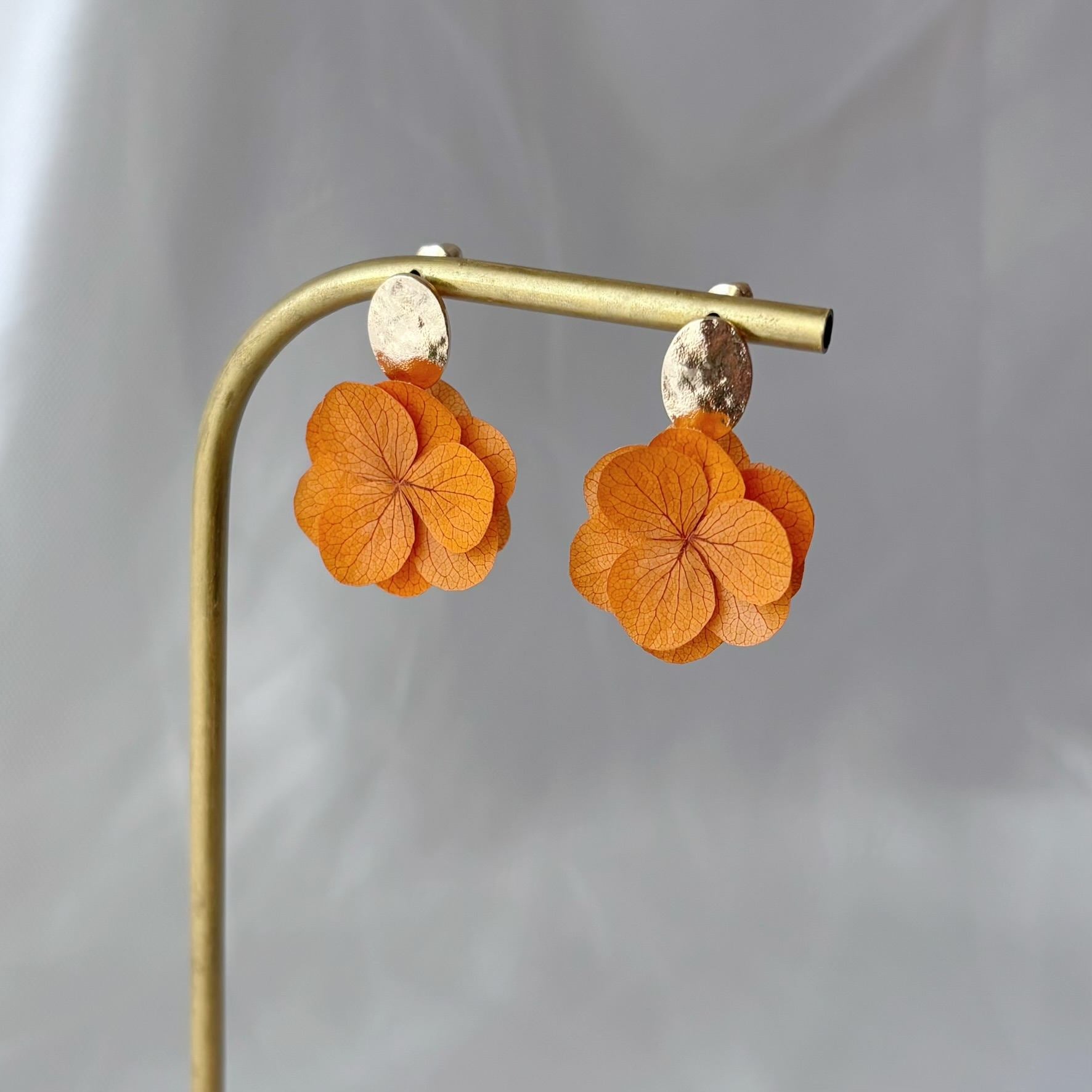 boucles d’oreilles terracotta pour demoiselles d’honneur mariage