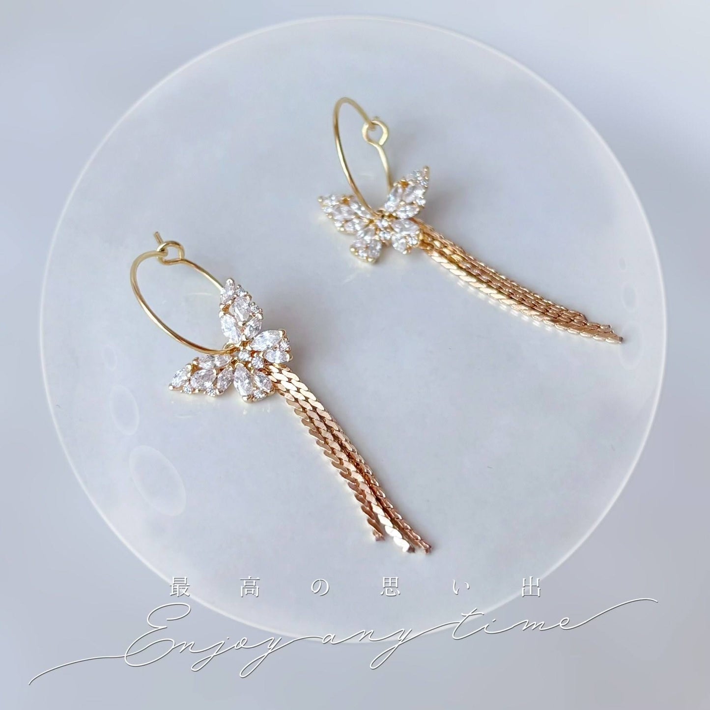 Bijoux papillon scintillant pour parure bijoux pour mariée