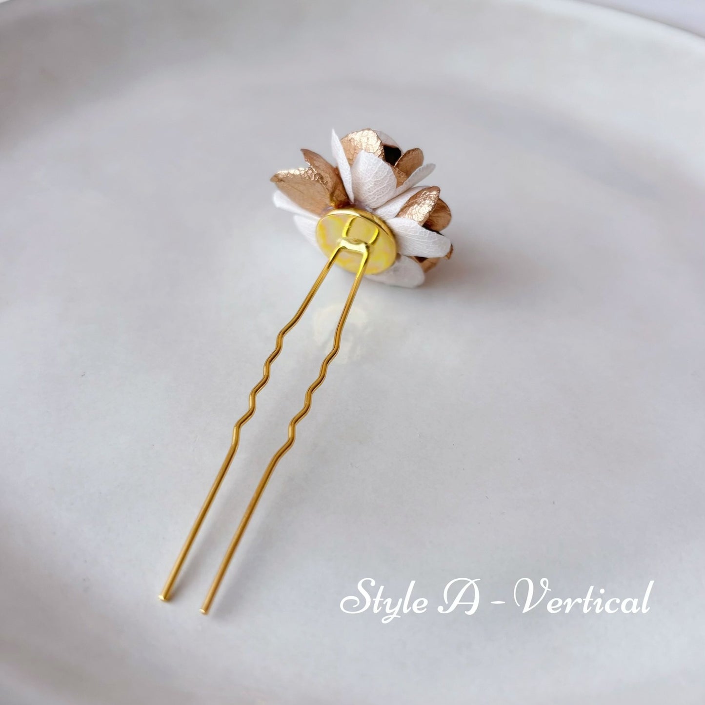accessoires cheveux mariée hortensias blancs stabilisés style romantique